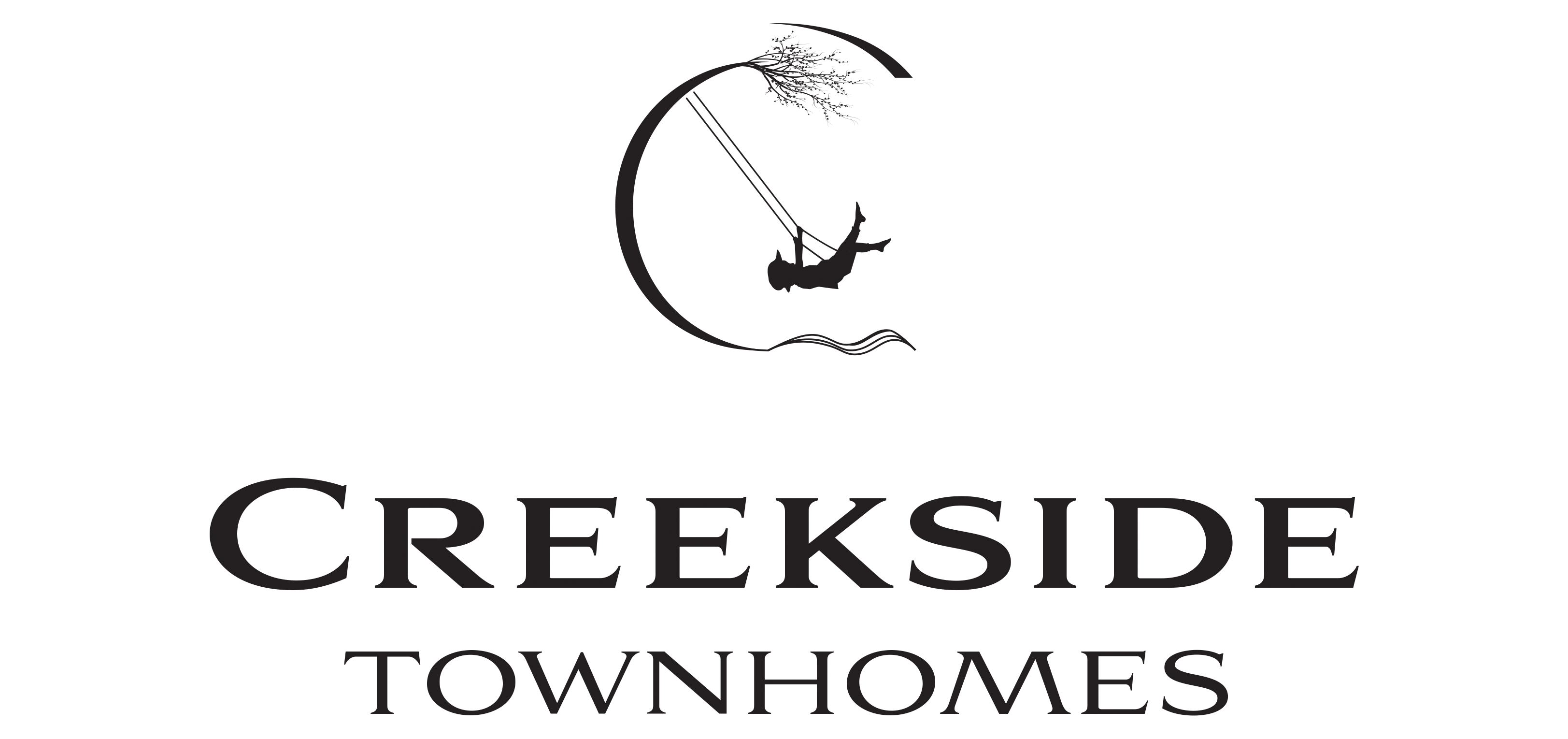 A logo for Creekside Townhomes is displayed.